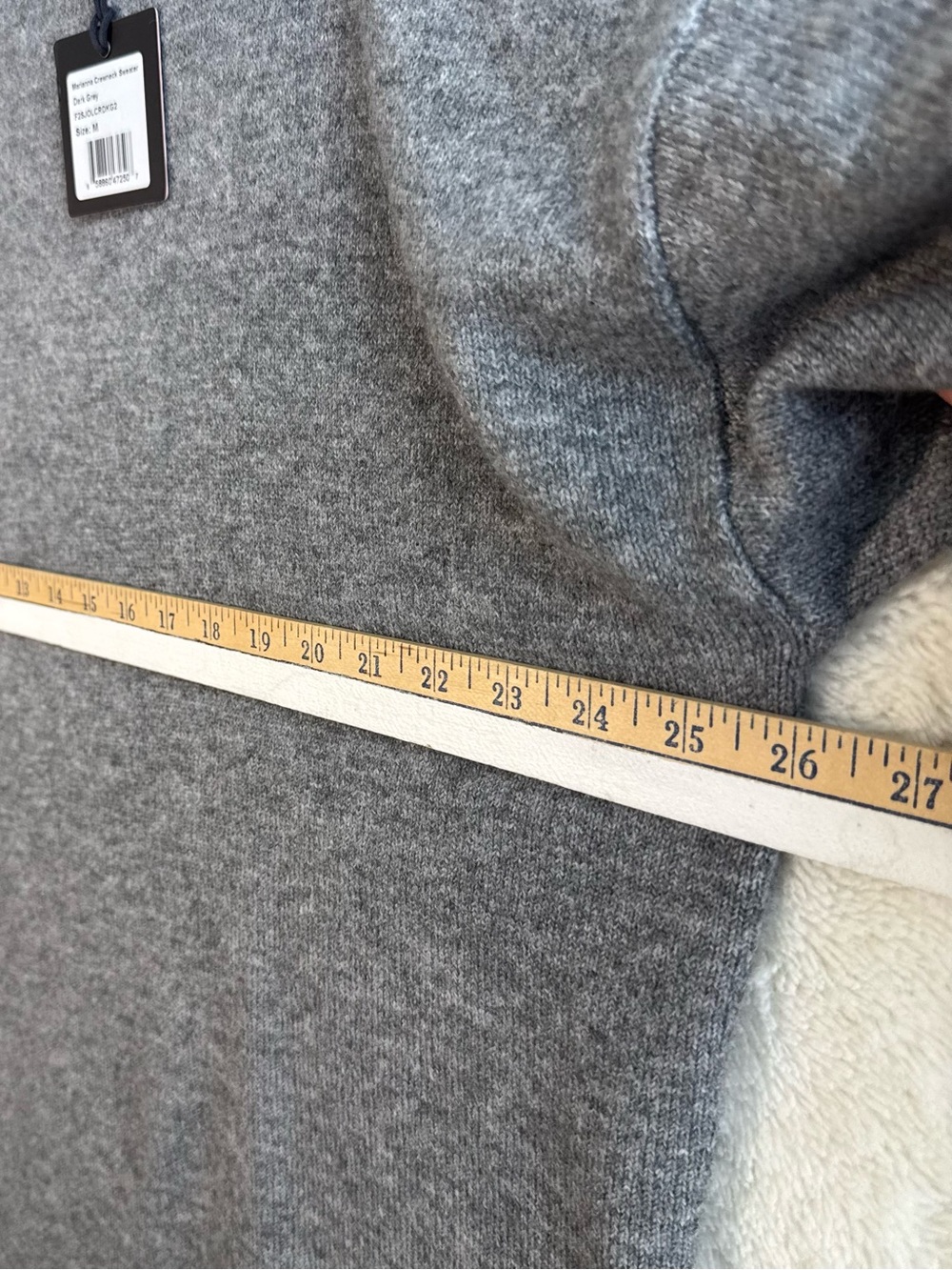 The Normal Brand Marianna Crewneck Sweater Women’s Medium Gray Oversized NEW - Picture 10 of 10